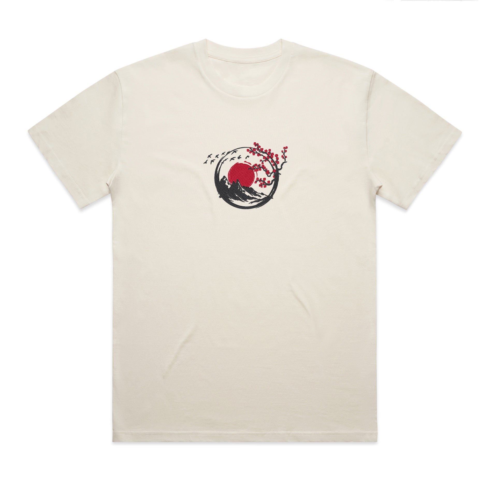 Japanese Tree - Embroidered Oversized Tee | 5052