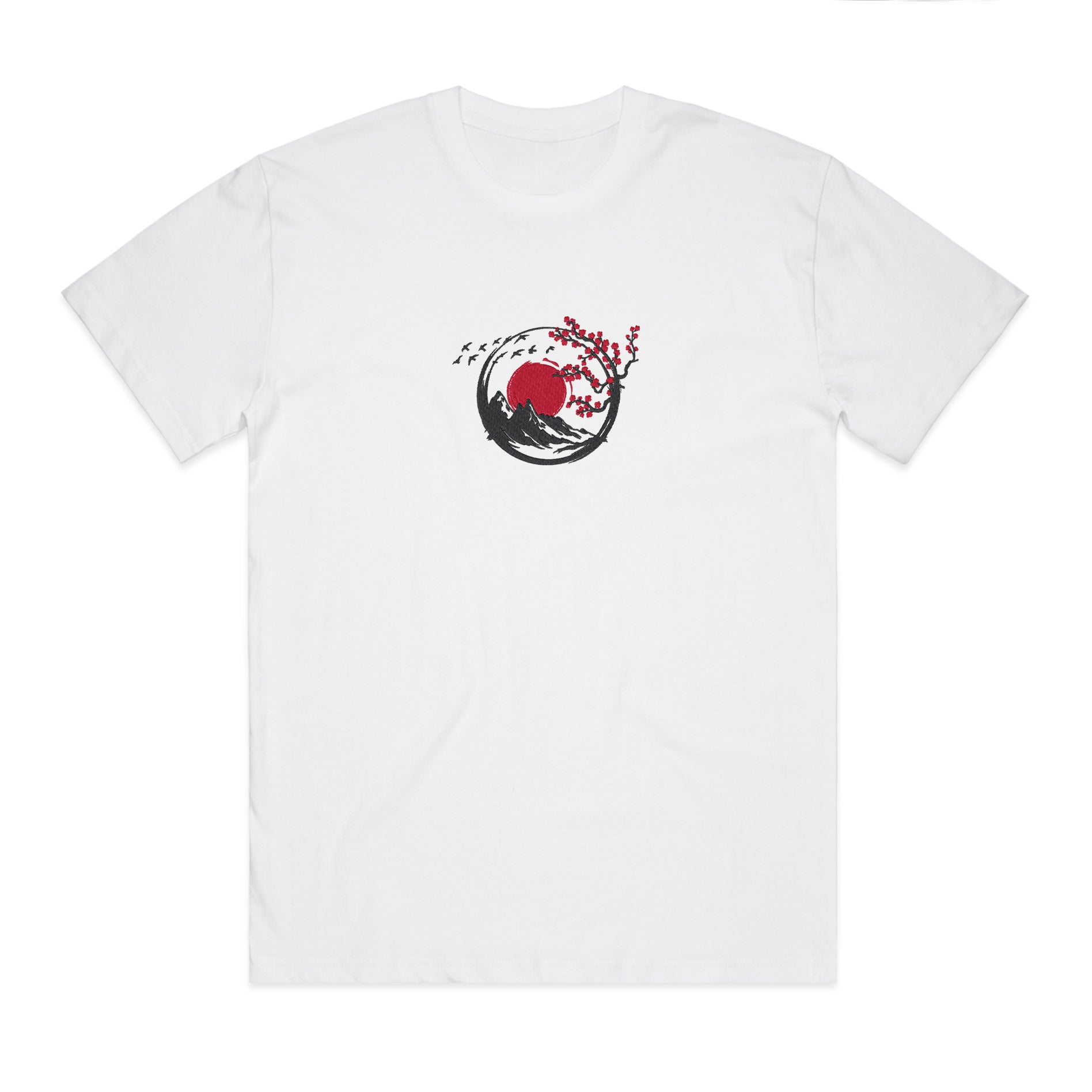 Japanese Tree - Embroidered Oversized Tee | 5052